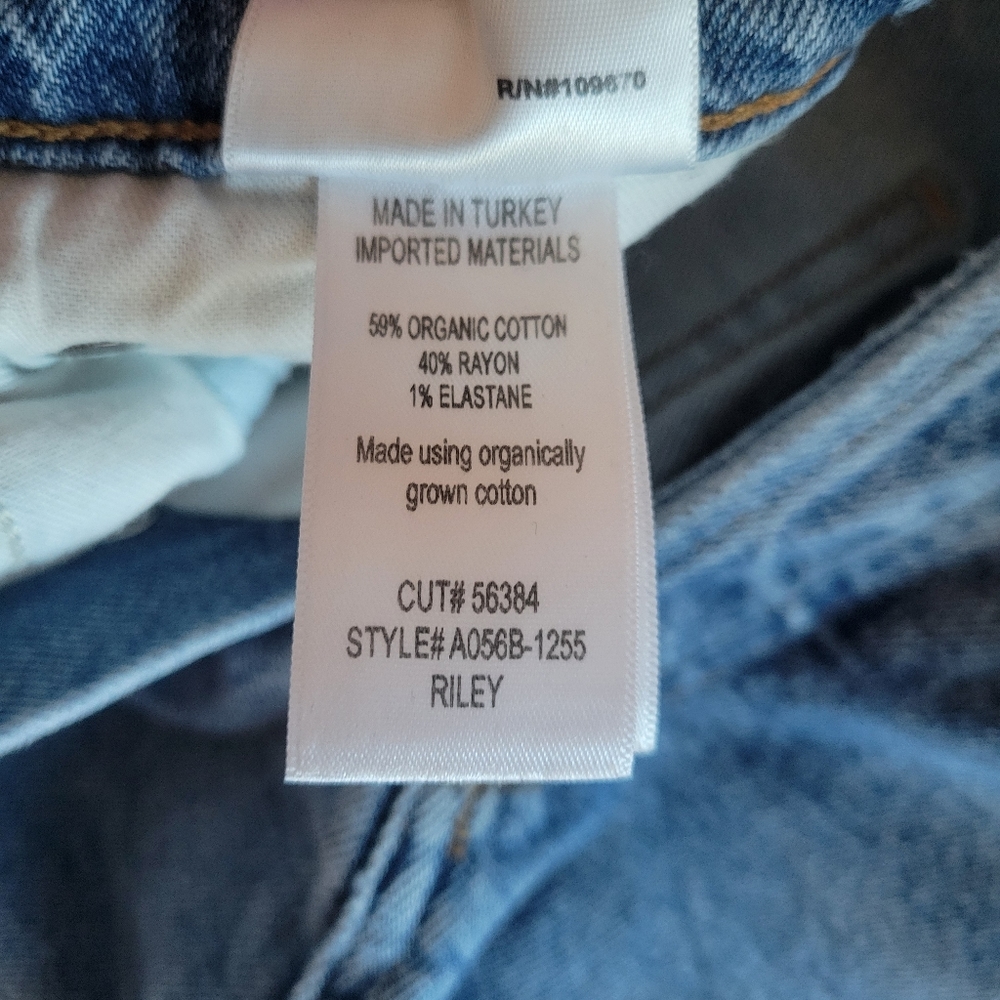 AGOLDE Riley High Rise Distressed Jeans 27 - Picture 7 of 10